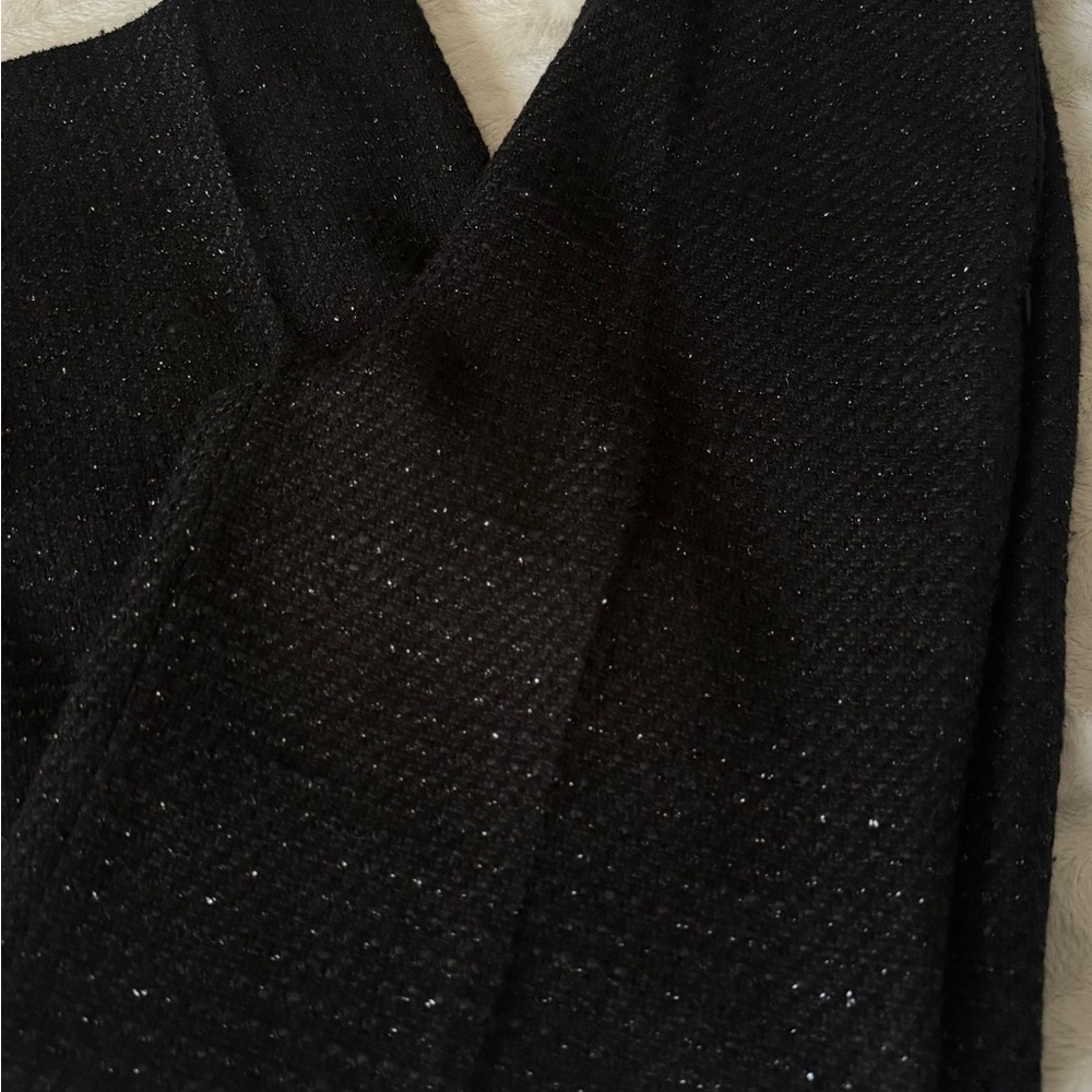 Elegant Black Tweed Pants - Picture 2 of 5